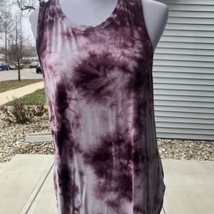 Tie dye muscle tank